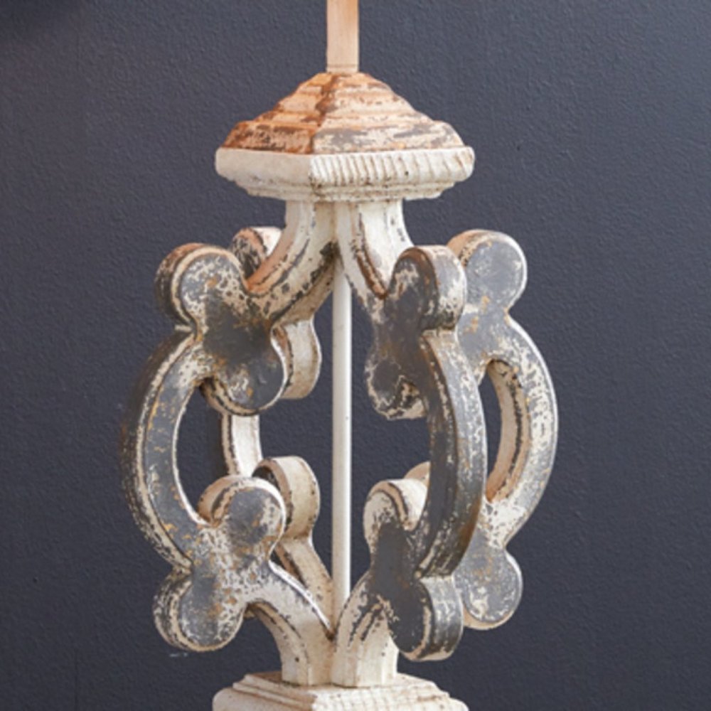 French Rococo Table Lamp - Picture 3 of 5